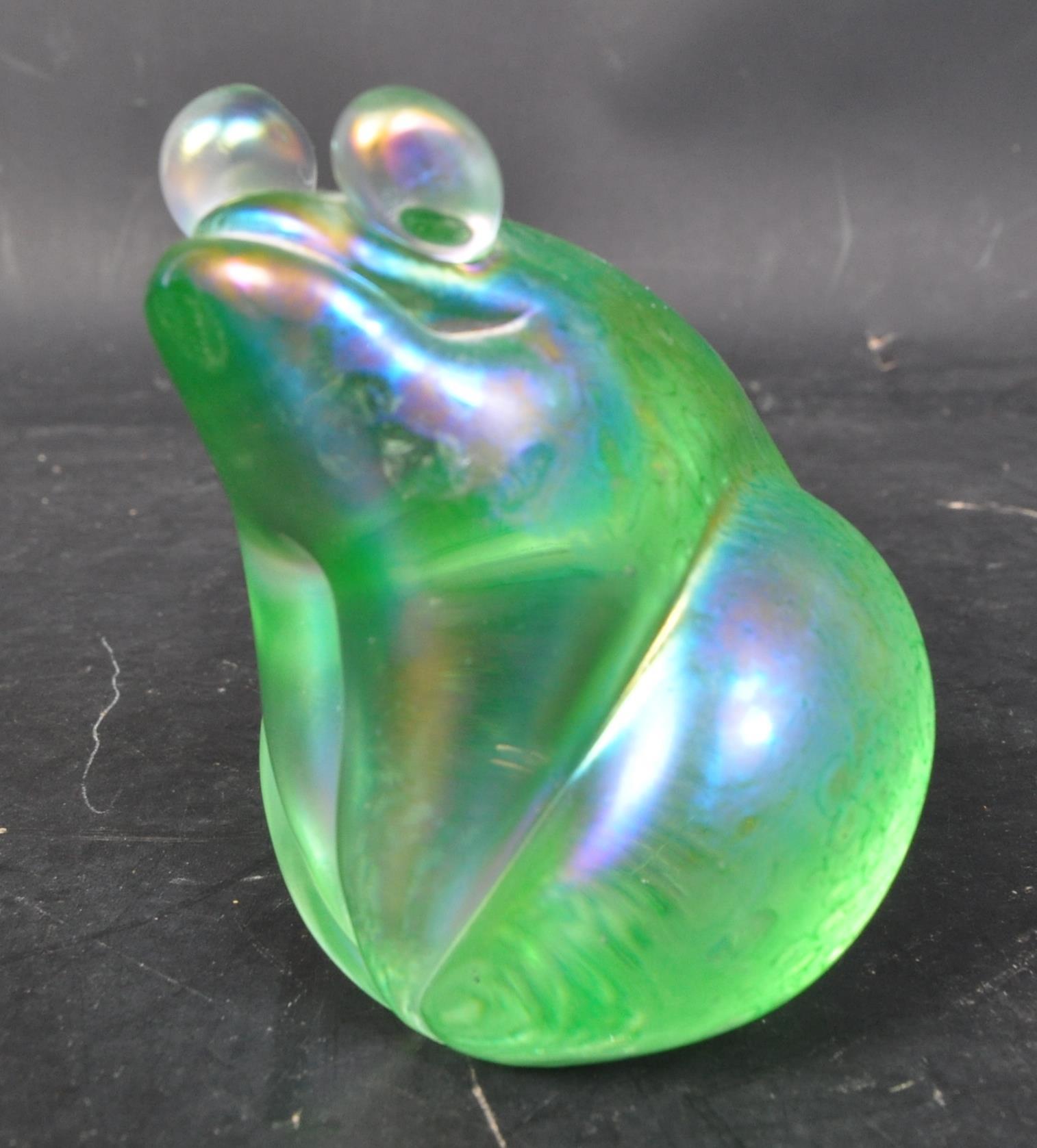 JOHN DITCHFIELD FOR GLASFORM IRIDESCENT GLASS PAPERWEIGHT - Image 2 of 6