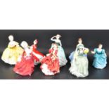 ROYAL DOULTON - COLLECTION OF LADY FIGURINES