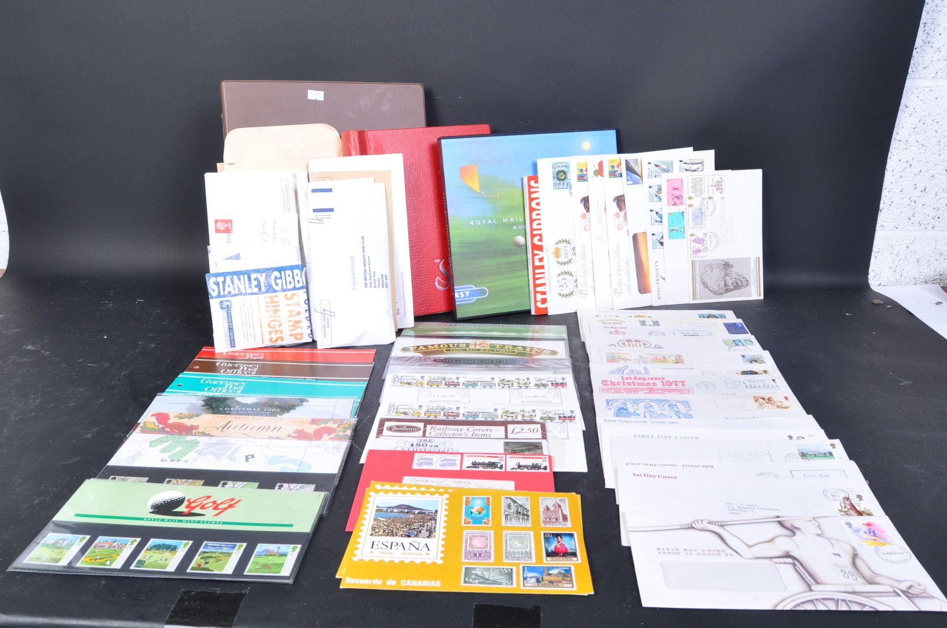 STAMP ALBUMS - 1ST DAY COVERS - PRESENTATIONAL STAMPS ETC