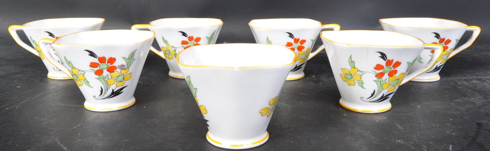 1930'S ART DECO STANDARD CHINA PORCELAIN TEA SERVICE - Bild 5 aus 5