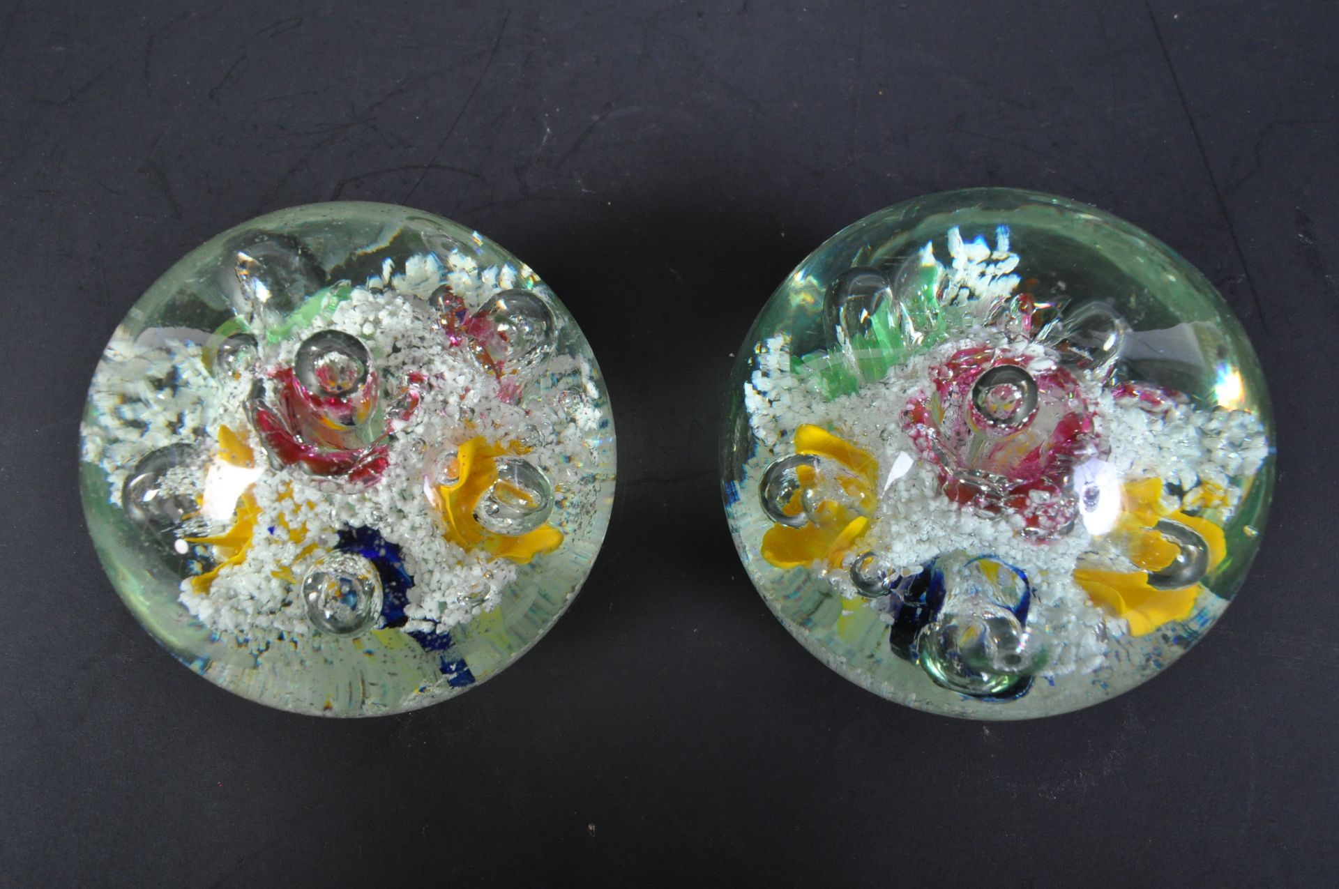 PAIR OF VICTORIAN NAILSEA GLASS PAPERWEIGHT DUMPS - Image 3 of 5