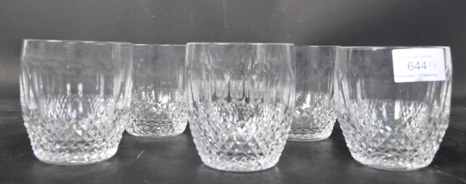 SIX VINTAGE WATERFORD CRYSTAL WHISKEY GLASSES - Bild 2 aus 5