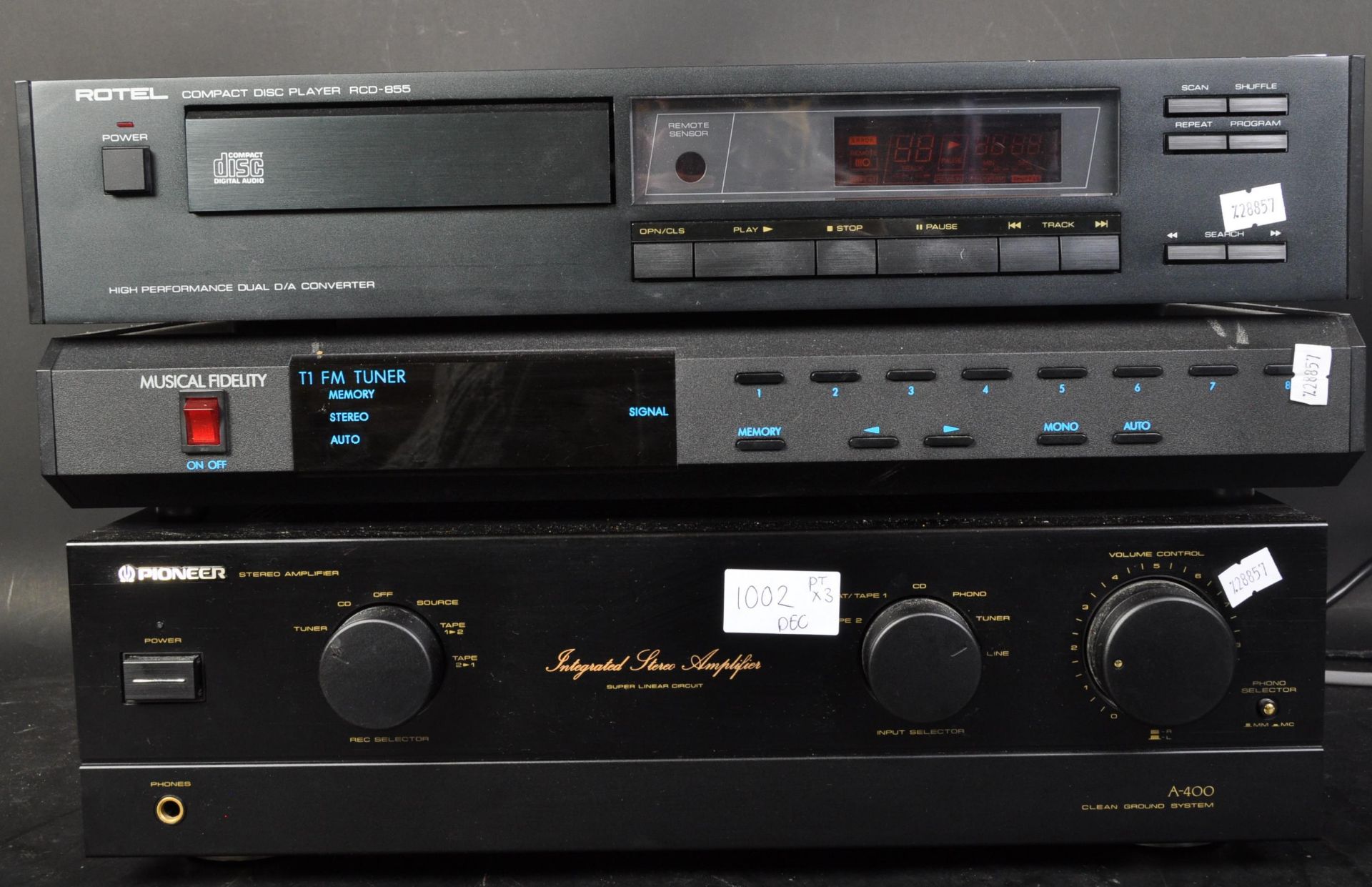 HI-FI SEPERATES PIONEER, ROTEL, MUSICAL FIDELITY ETC - Image 2 of 6