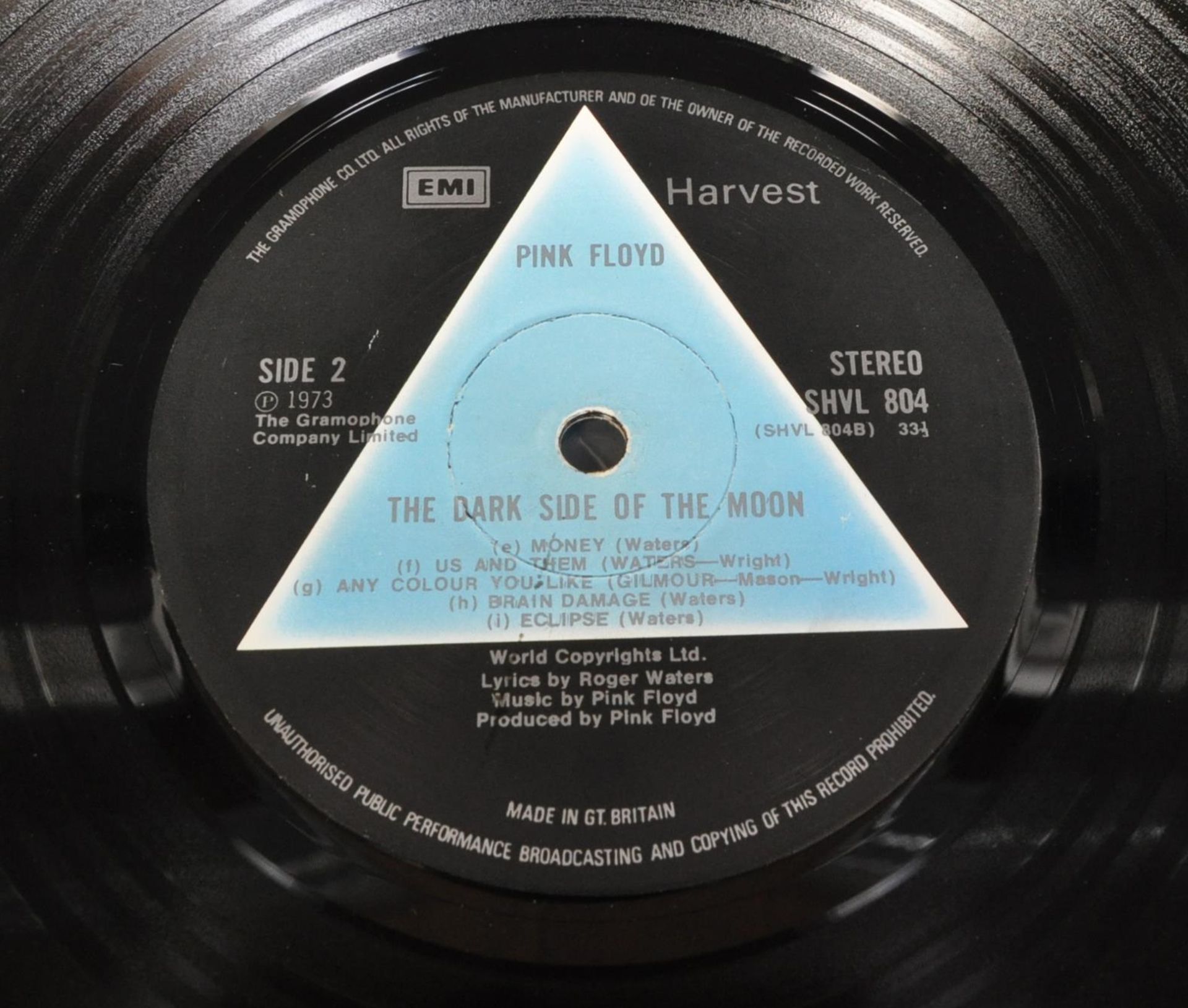 PINK FLOYD - DARK SIDE OF THE MOON - FIRST PRESSING - VINYL RECORD - Image 5 of 5