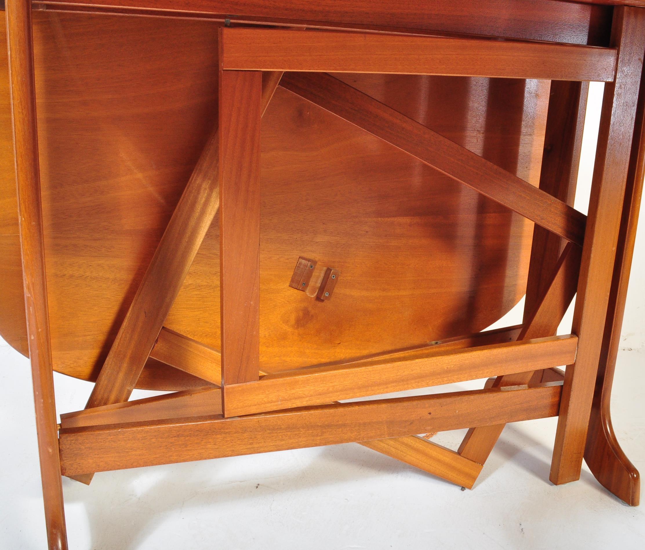 MID CENTURY TEAK WOOD DINING TABLE & G-PLAN CHAIRS - Image 3 of 5