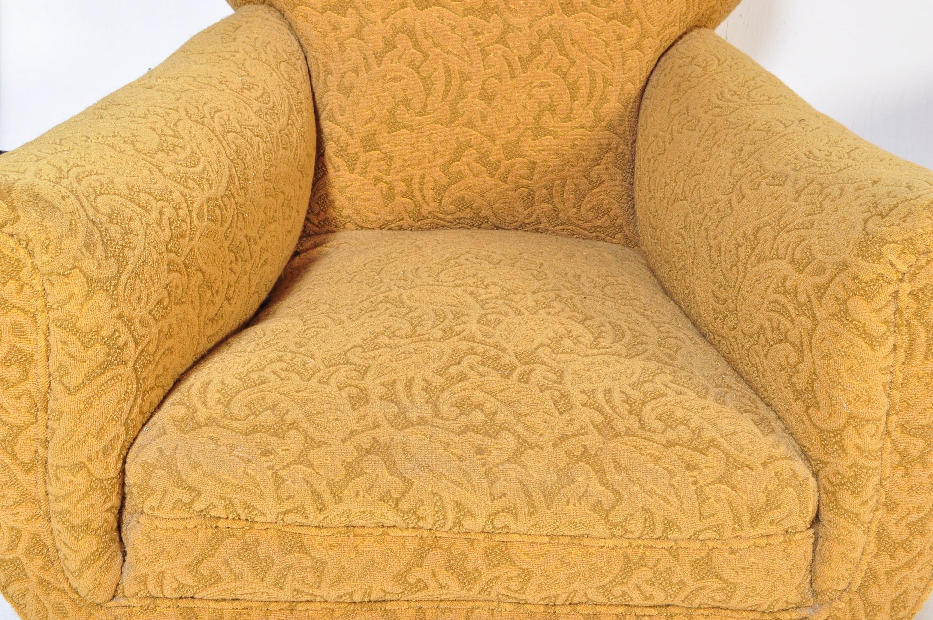 PAIR OF 19TH CENTURY HOWARD & SONS STYLE ARMCHAIRS - Image 4 of 5