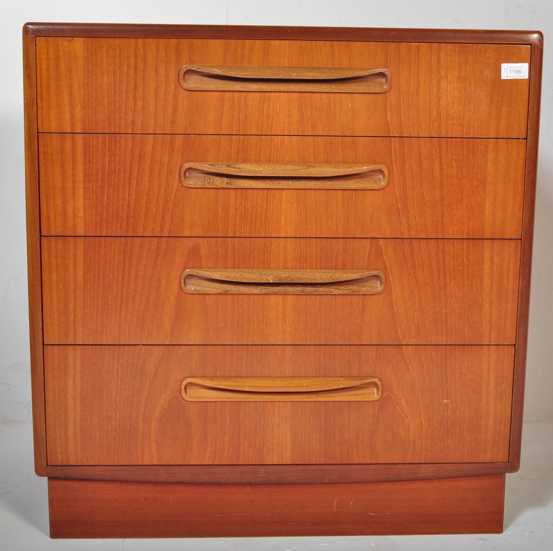 MID CENTURY G-PLAN FRESCO TEAK CHEST OF DRAWERS - Image 3 of 5