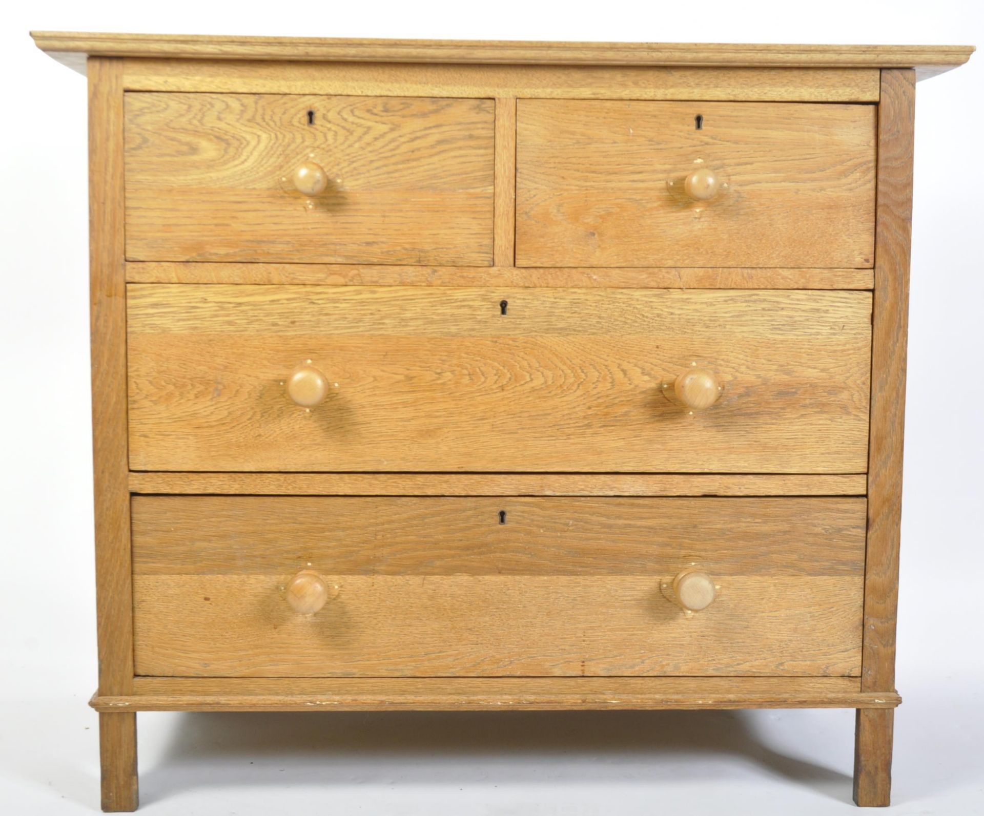 VINTAGE 20TH CENTURY AMERICAN OAK CHEST OF DRAWERS - Image 3 of 5