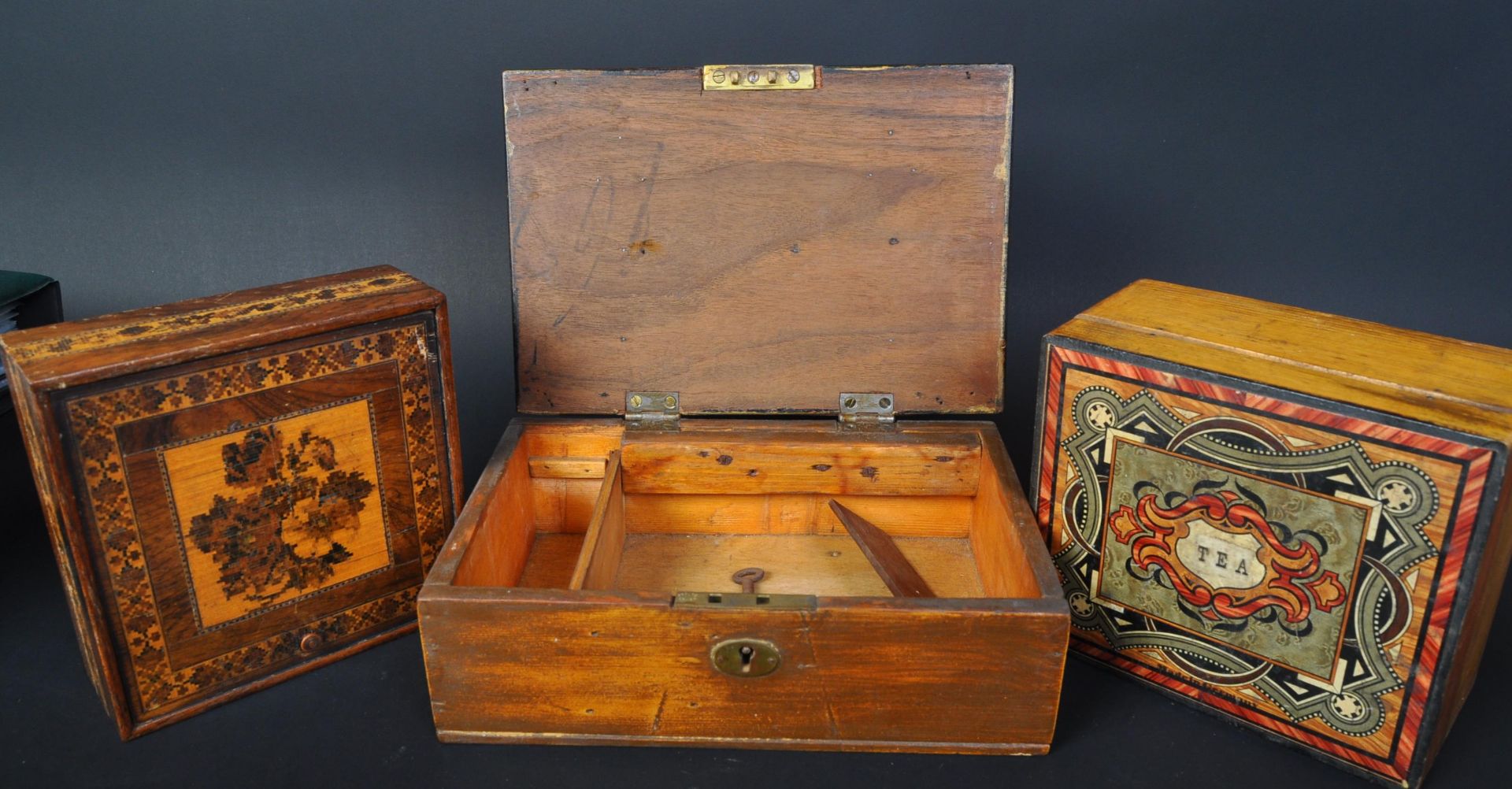 19TH CENTURY VICTORIAN MICRO MOSAIC BOX - CADDY ETC