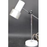 RETRO 20TH CENTURY WHITE & CHROME DESK LAMP