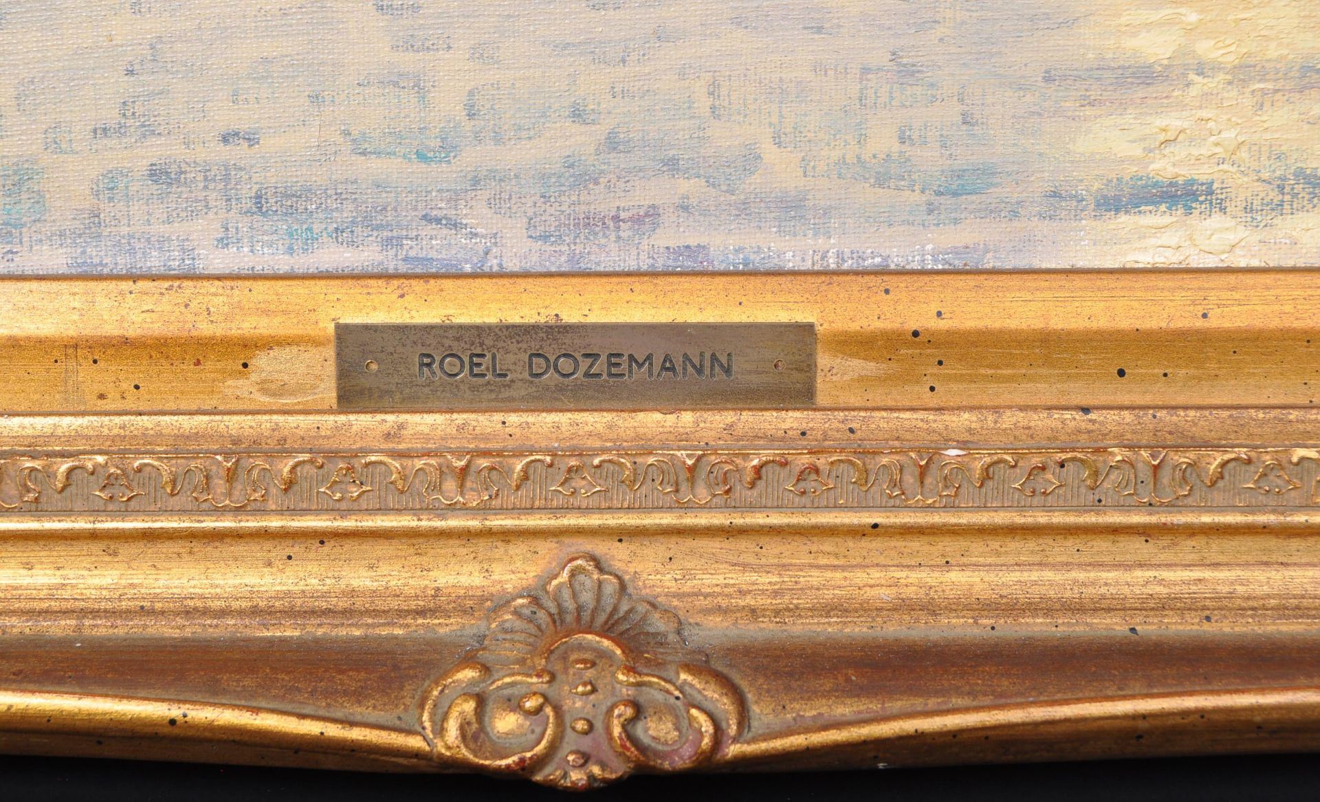 ROEL DOZEMAN - 20TH CENTURY OIL ON CANVAS PAINTING - Image 2 of 4