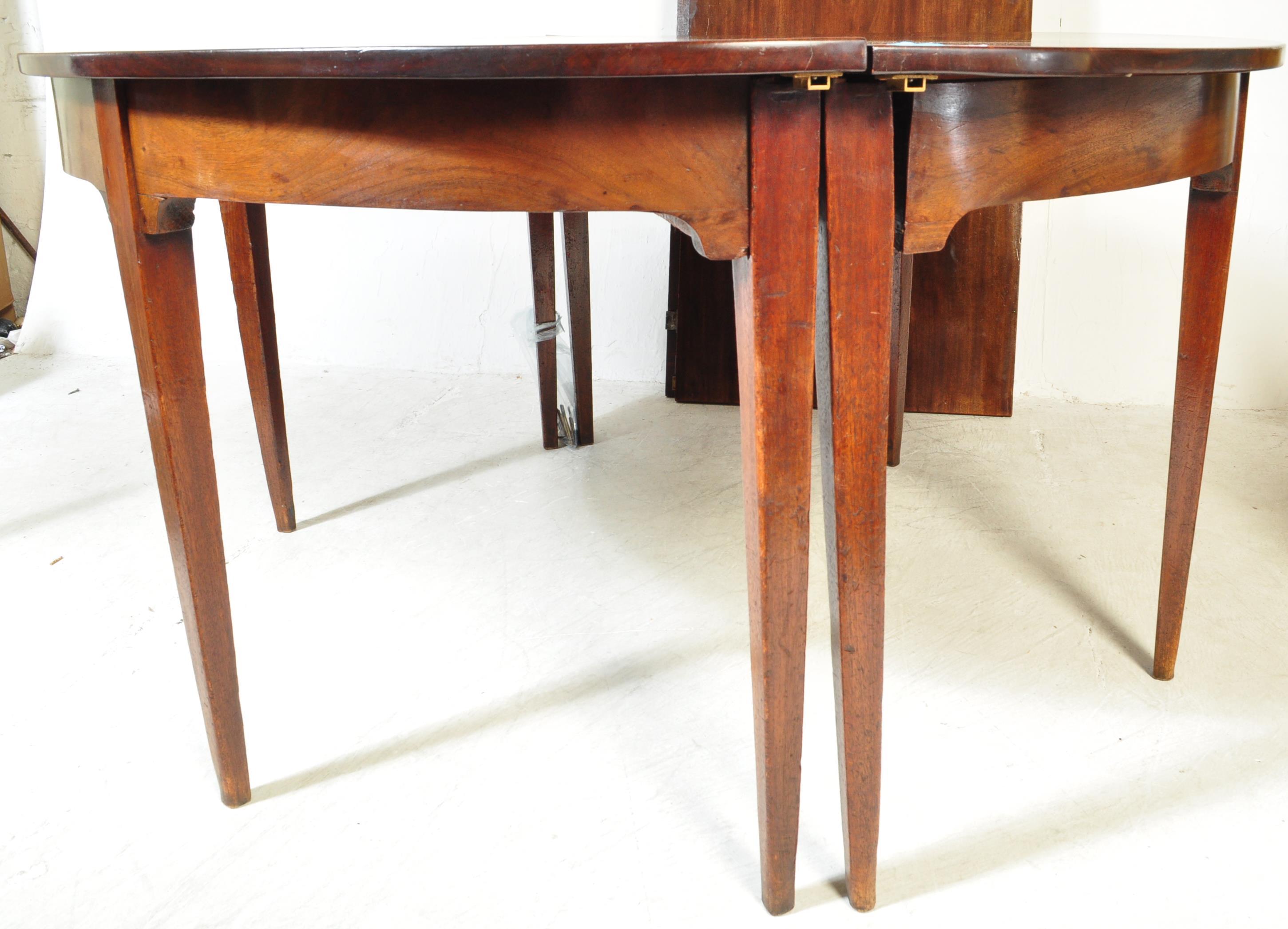 19TH CENTURY GEORGE III D END EXTENDING DINING TABLE - Image 5 of 6