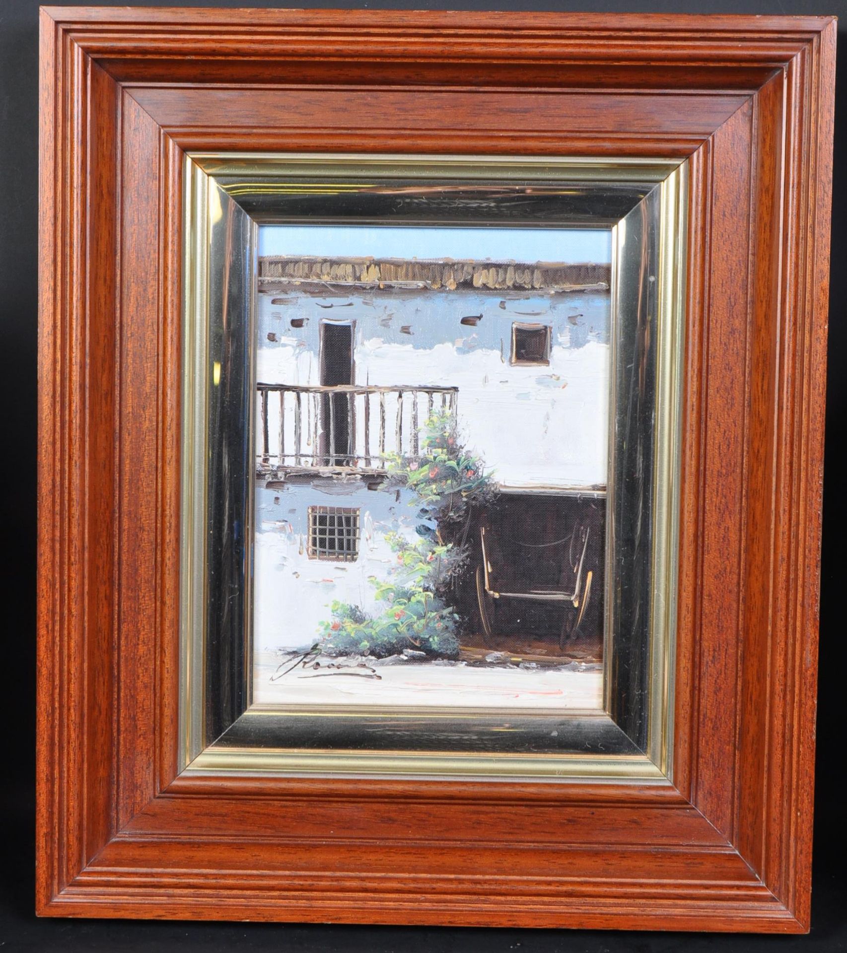 JOSE BARBERA - LATE 20TH CENTURY OIL ON BOARD PAINTING - Image 4 of 8