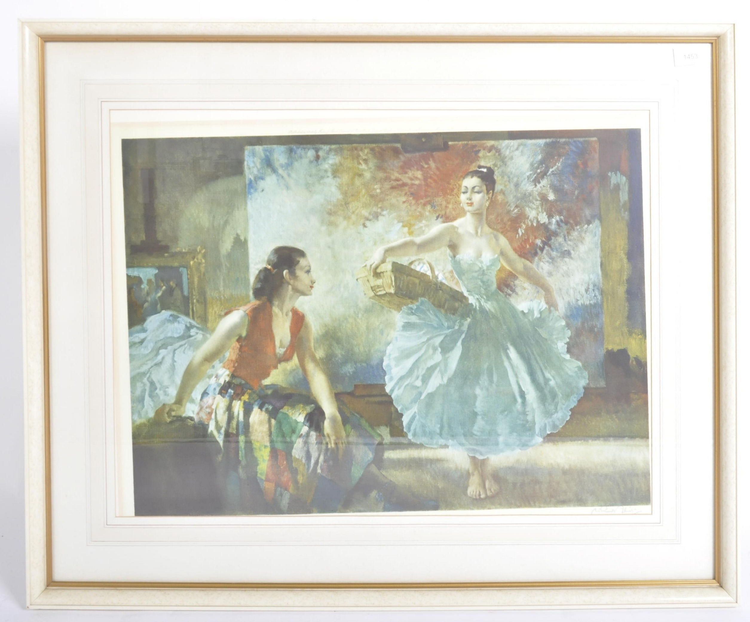 AFTER SIR WILLIAM RUSSELL FLINT - SIGNED PRINT