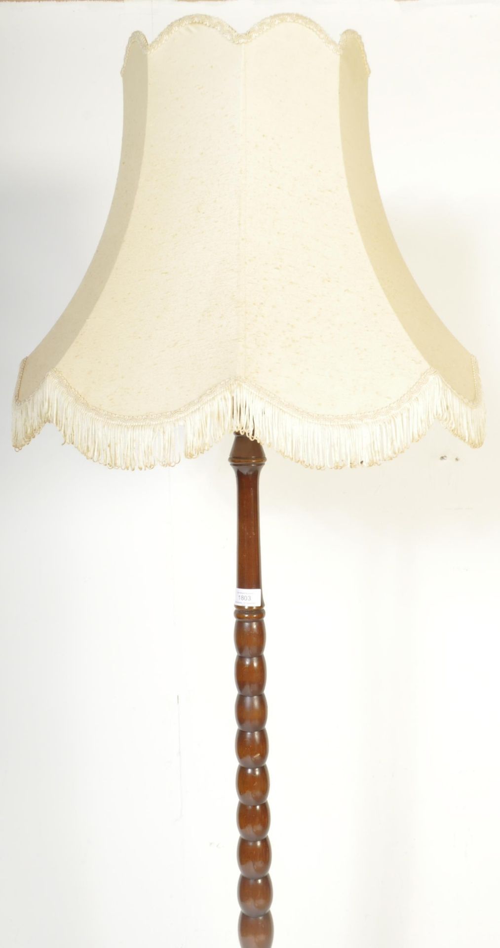1920'S OAK WILLIAM & MARY REVIVAL STANDARD FLOOR LAMP - Bild 2 aus 5