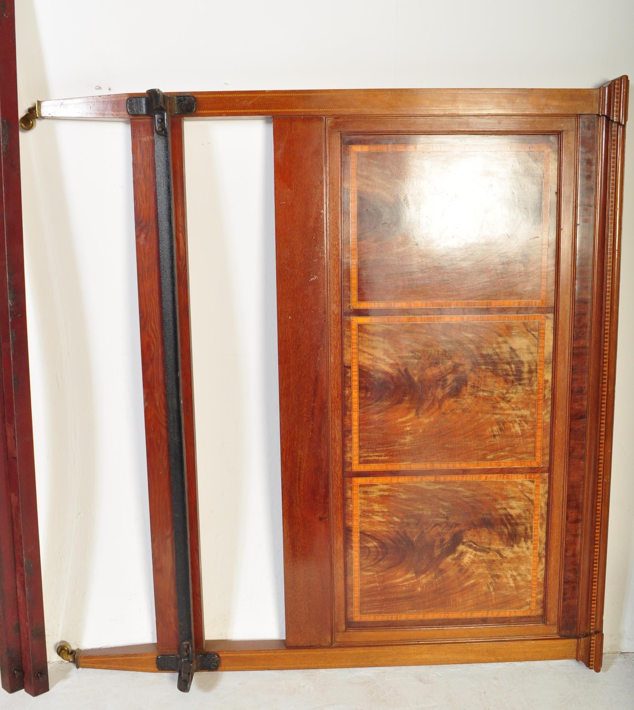 EDWARDIAN INLAID MAHOGANY BEDSTEAD - Image 3 of 5