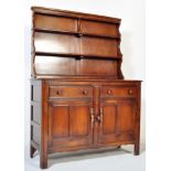 ERCOL OLD COLONIAL DARK ELM WOOD DRESSER