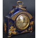 EARLY 20TH CENTURY CHINOISERIE DECORATED MANTEL CLOCK