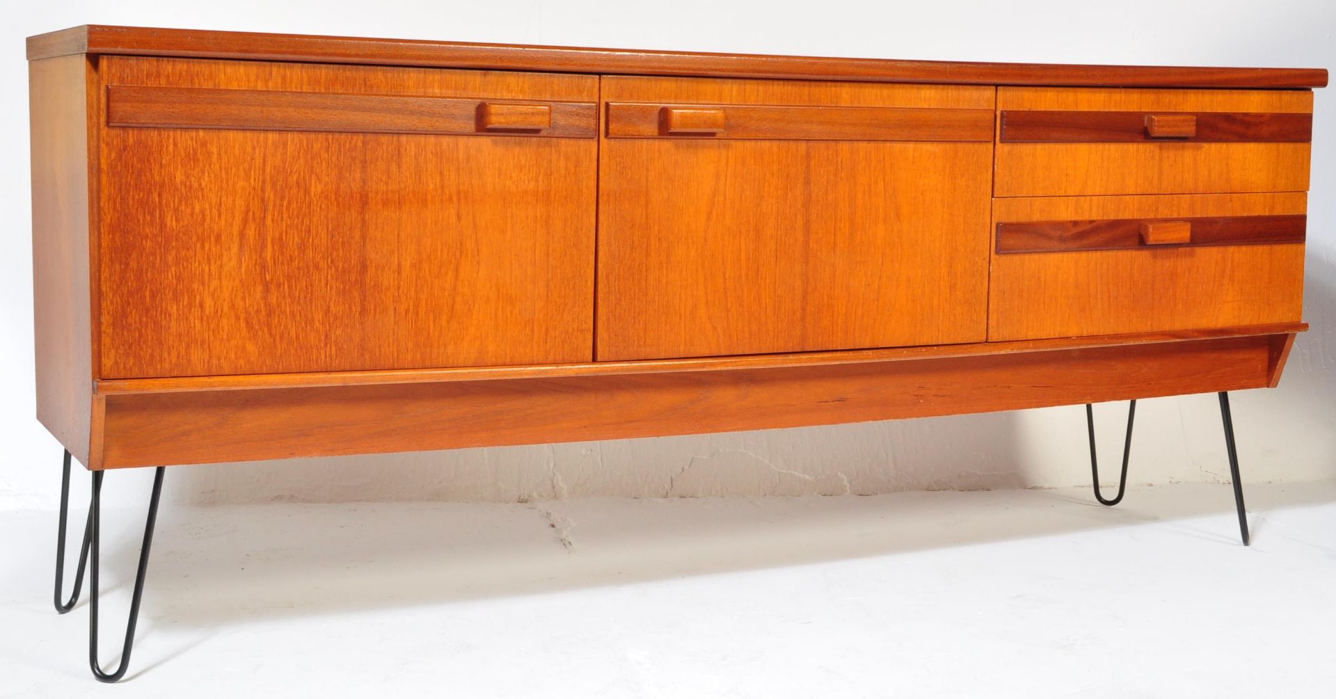 PORTWOOD FURNITURE - MID 20TH CENTURY TEAK SIDEBOARD