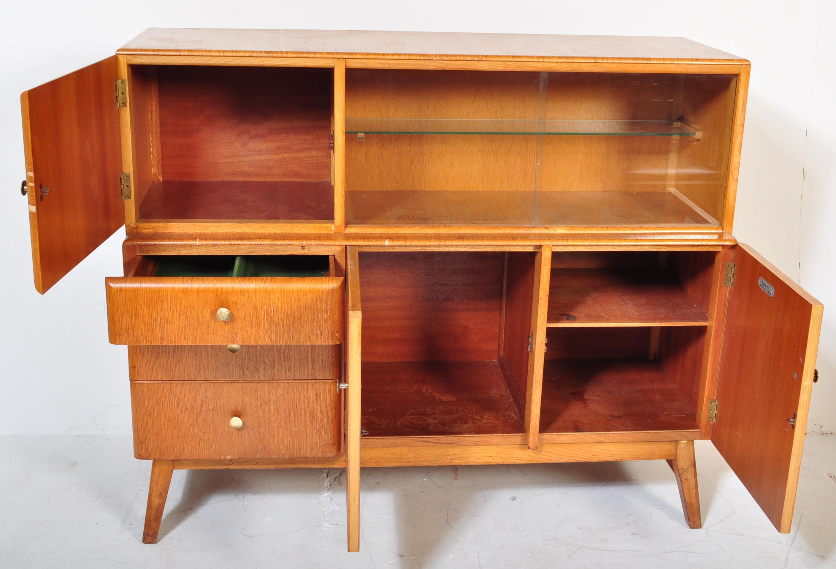 BEAUTILITY FURNITURE RETRO MID CENTURY TEAK SIDEBOARD - Image 4 of 6