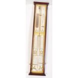 MAHOGANY CASED ADMIRAL FITZROY WALL BAROMETER