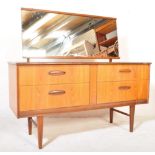 MID CENTURY TEAK WOOD DRESSING TABLE - CHEST OF DRAWERS