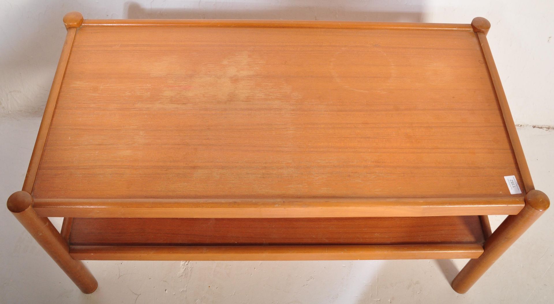 MID CENTURY CIRCA. 1960S TEAK COFFEE TABLE - Image 4 of 4