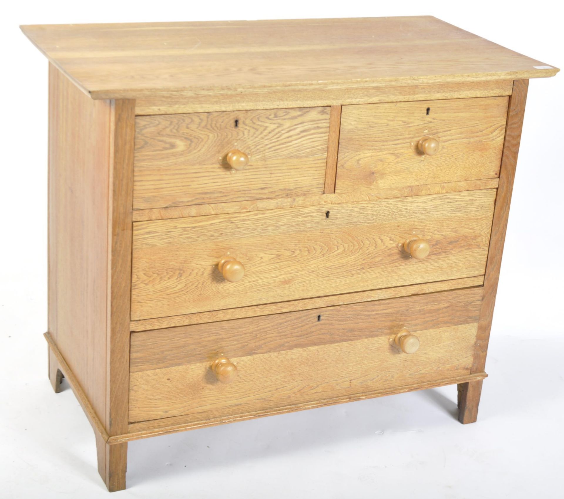 VINTAGE 20TH CENTURY AMERICAN OAK CHEST OF DRAWERS - Image 2 of 5