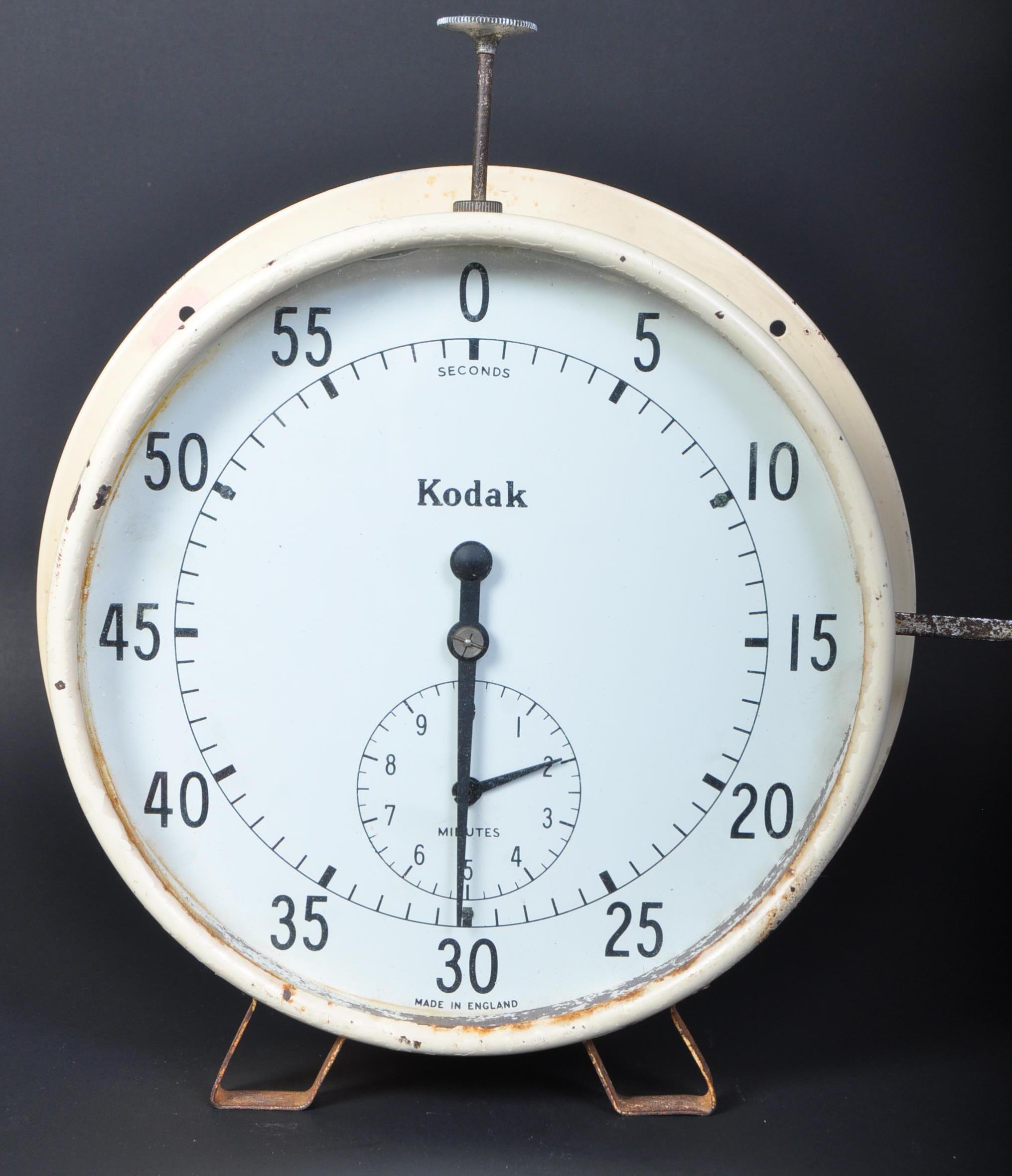 MID CENTURY KODAK WALL / TABLE CLOCK