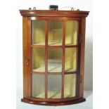 19TH CENTURY GEORGE III SMALL CORNER CABINET