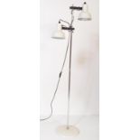 RETRO MID CENTURY DOUBLE SHADE STANDARD LAMP