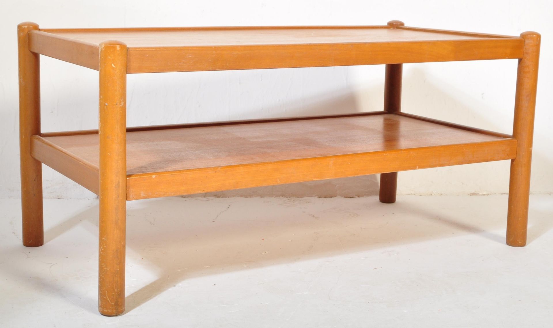 MID CENTURY CIRCA. 1960S TEAK COFFEE TABLE