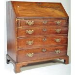 18TH CENTURY GEORGE III MAHOGANY BUREAU DESK