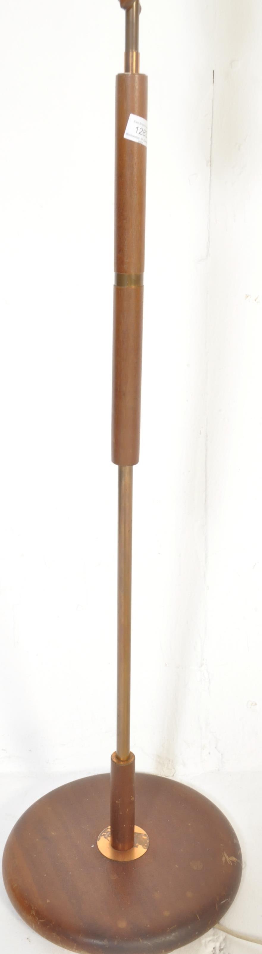 VINTAGE MID CENTURY TEAK WOOD STANDARD FLOOR LAMP - Image 3 of 4