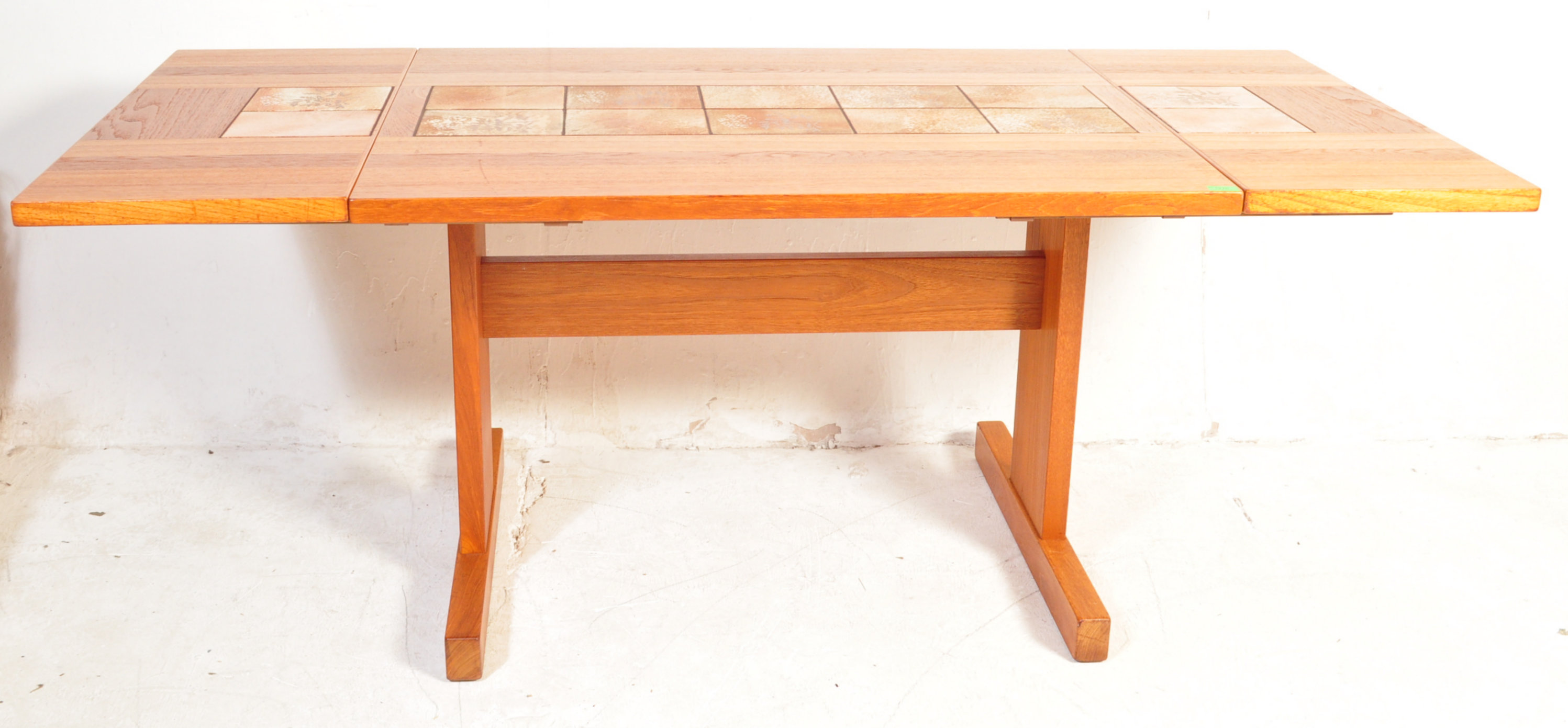 GANGSO MOBLER - MID CENTURY 1960S TEAK TILE TOP DINING TABLE - Image 2 of 5