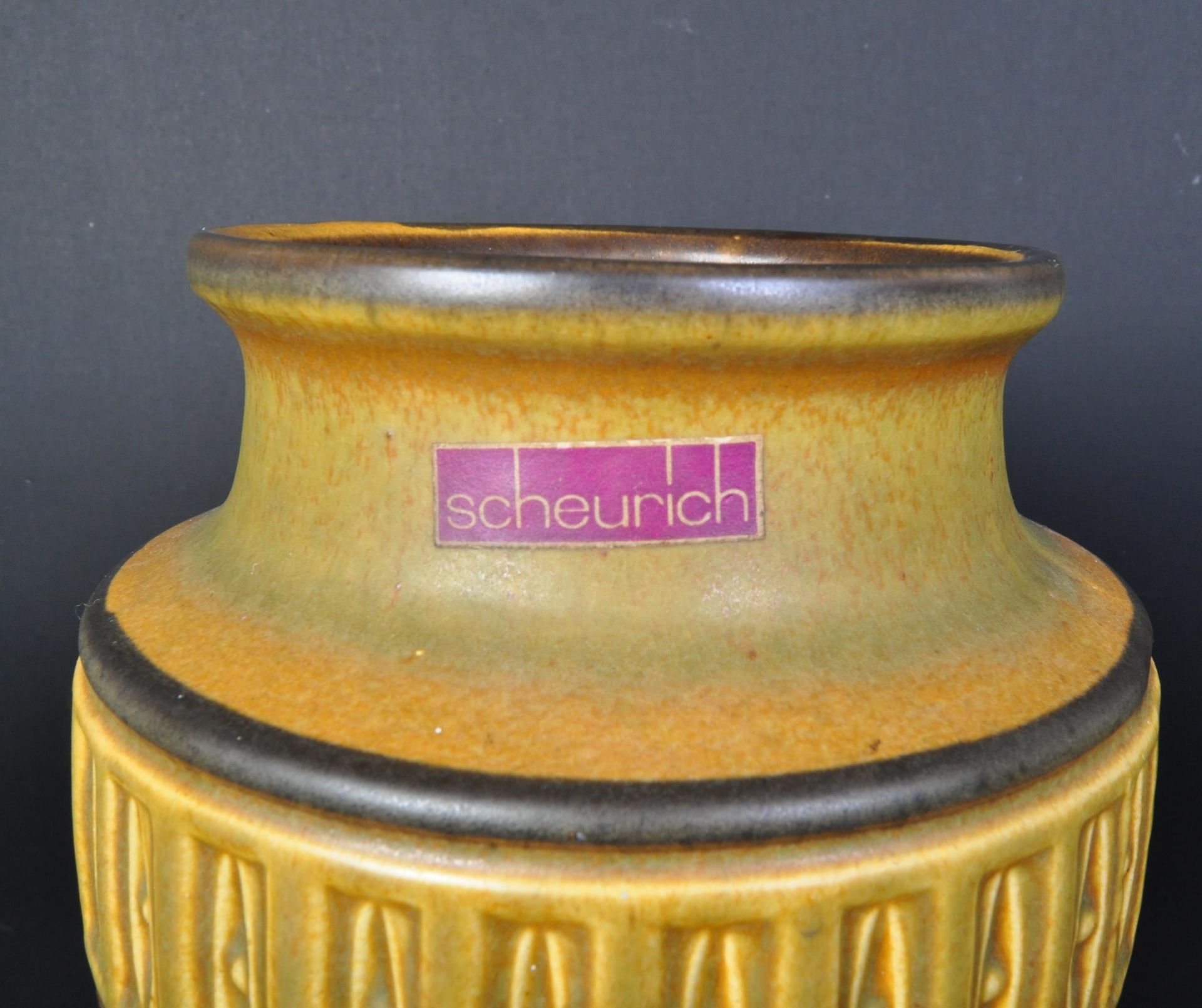 PAIR OF RETRO VINTAGE MID 20TH CENTURY WEST GERMAN VASES - Image 4 of 6