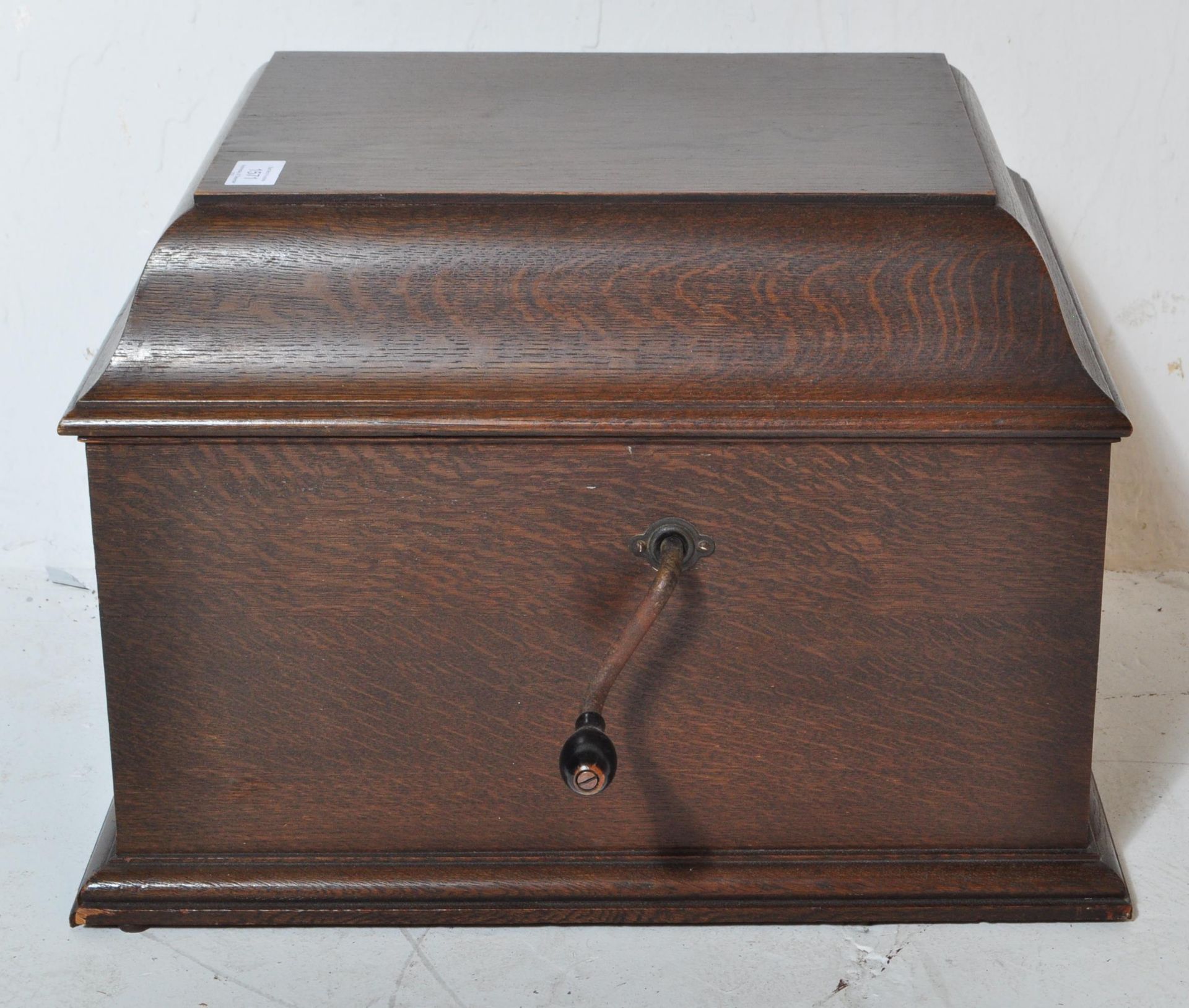 1920'S OAK CASED TABLE TOP GRAMAPHONE BY HMV - Image 2 of 5