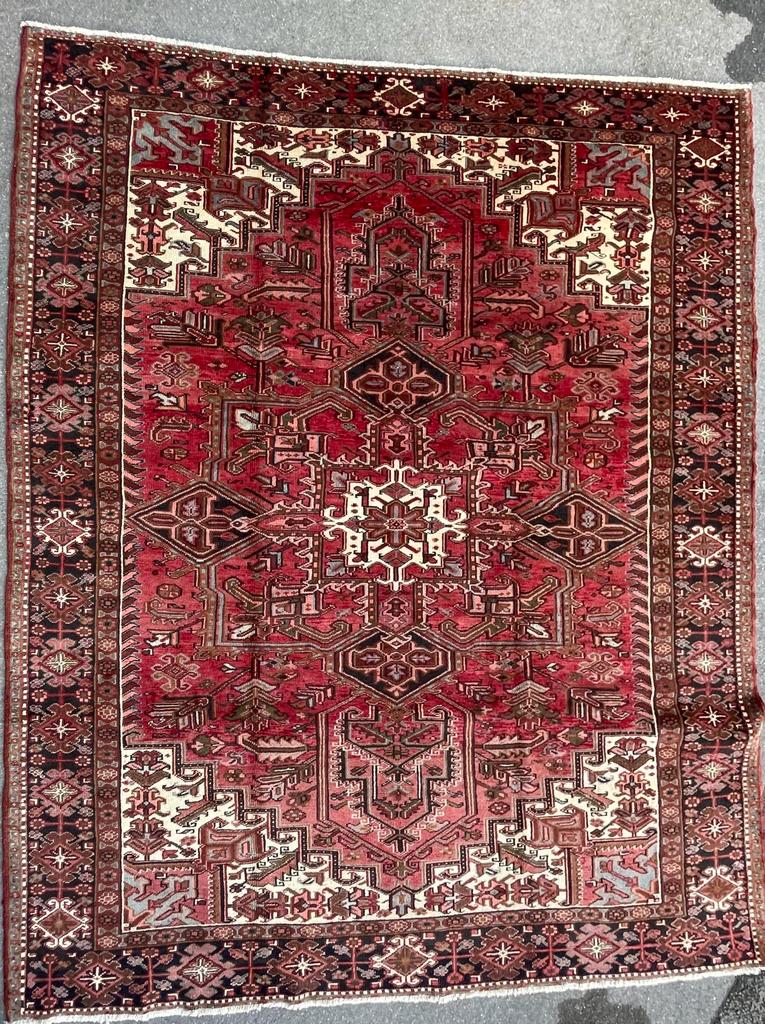 EARLY 20TH CENTURY NORTHWEST PERSIAN ISLAMIC HERIZ FLOOR RUG