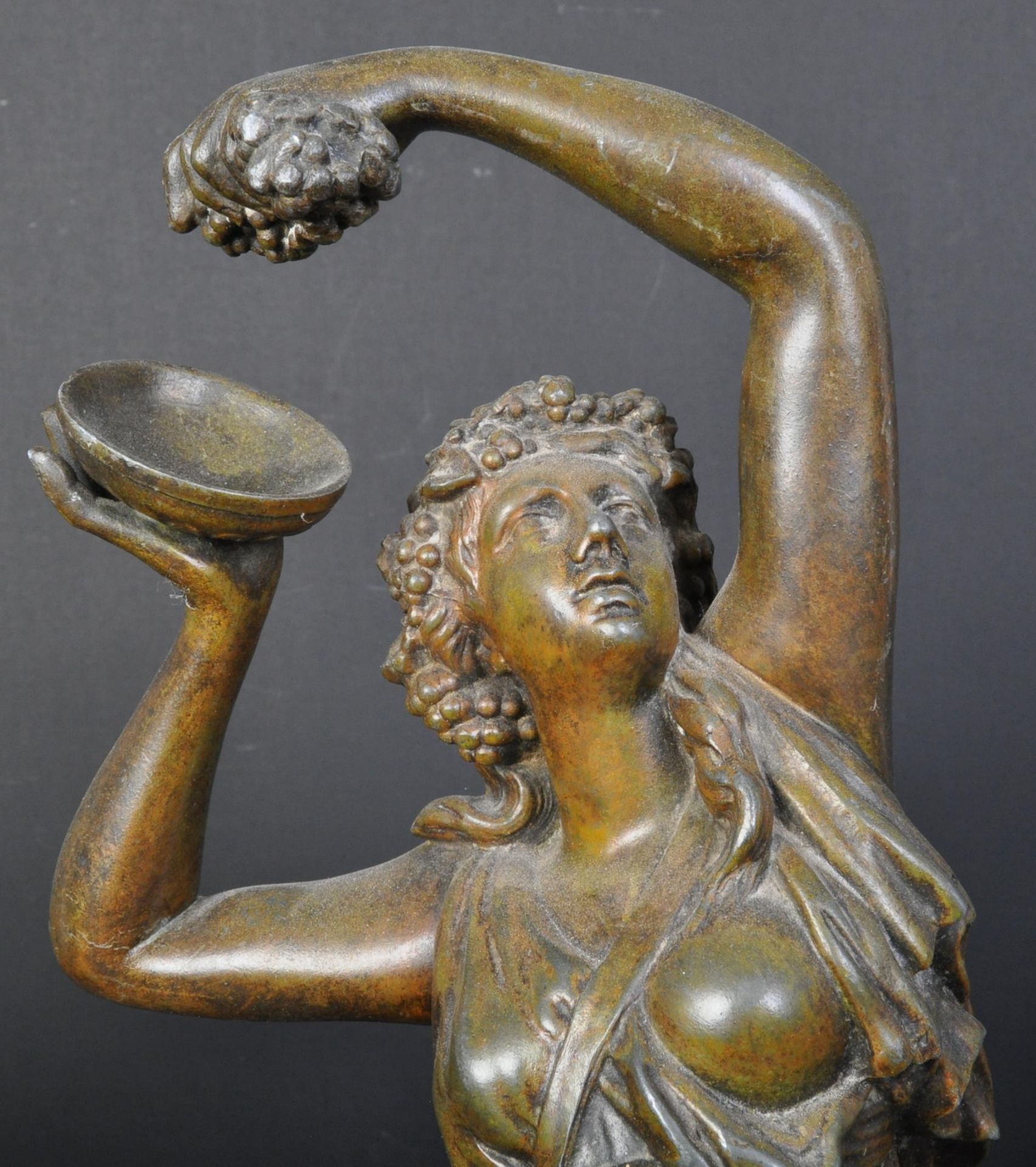 AFTER P. CLODION - ART NOUVEAU BRONZE OF BACCHANTE - Image 2 of 5