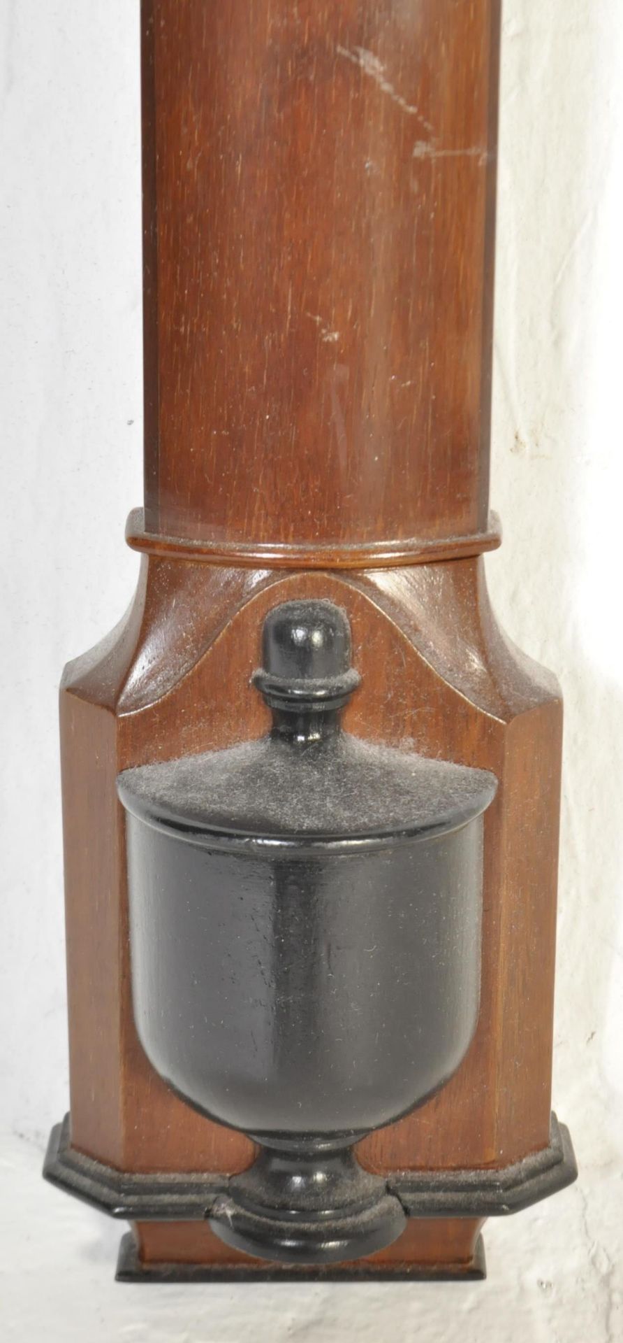 ROSETTI OF LONDON MAHOGANY STICK BAROMETER - Image 3 of 4