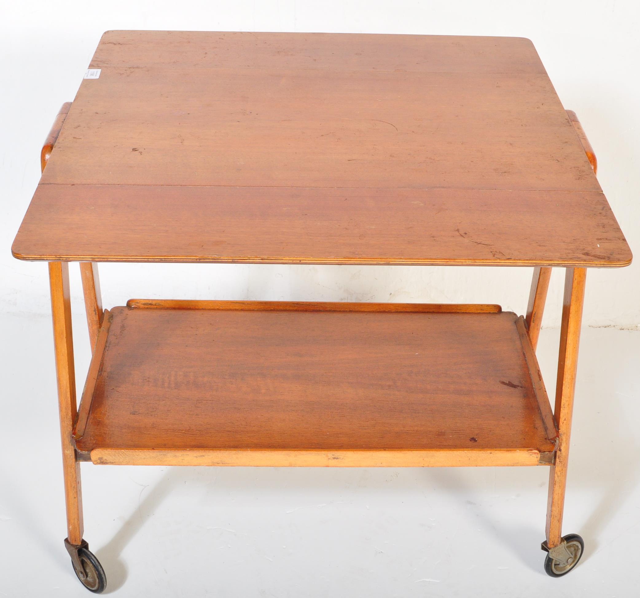 MID CENTURY REMPLOY TEAK SERVING TROLLEY - Image 3 of 5