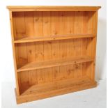 VICTORIAN STYLE COUNTRY PINE OPEN WINDOW BOOKCASE