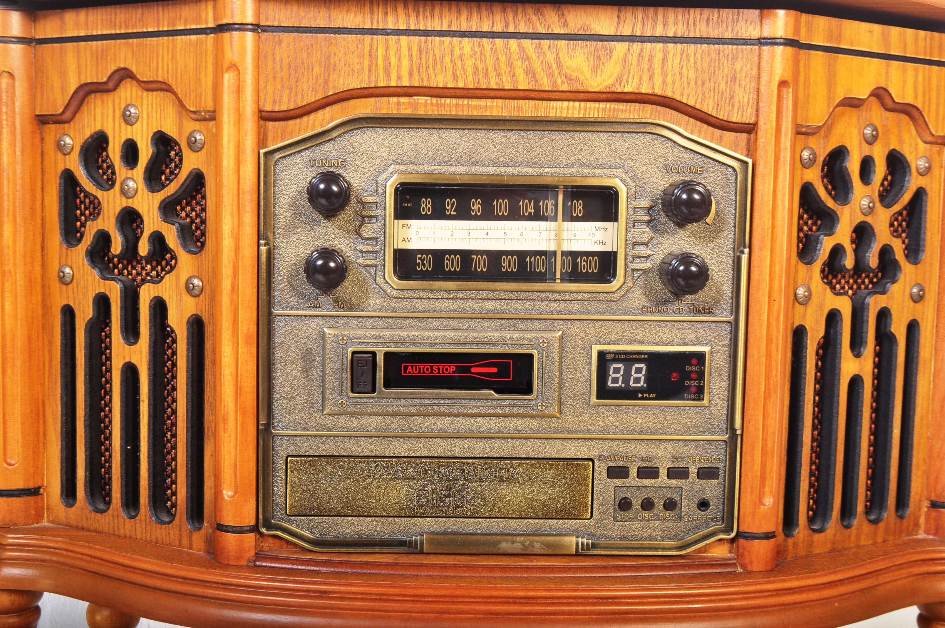 VINTAGE CANTERBURY CASSETTE / CD PLAYER / RADIO PHONOGRAPH - Image 5 of 6