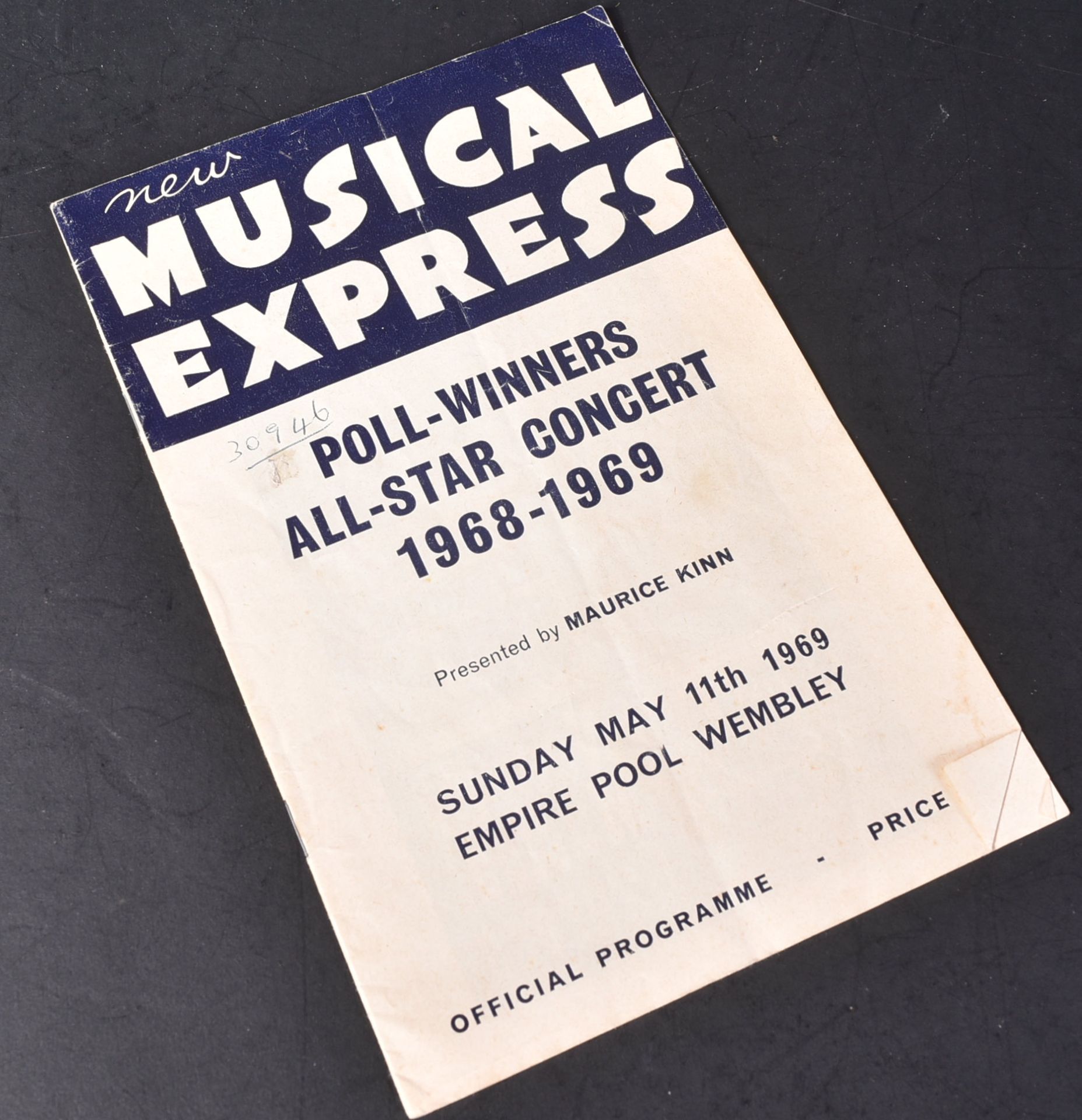 NME POLL-WINNERS ALL-STAR CONCERT 1968 - SIGNED PROGRAMME