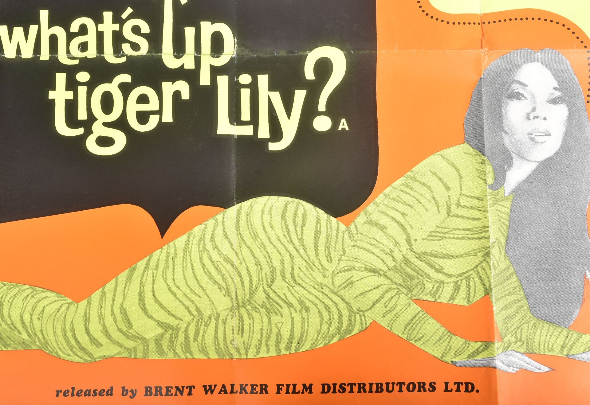 WHAT'S UP, TIGER LILY? (1966) - WOODY ALLEN - QUAD CINEMA POSTER - Image 4 of 4