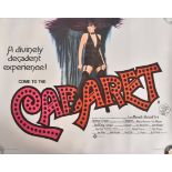 CABARET (1972) - ORIGINAL BRITISH QUAD CINEMA POSTER LINEN BACKED