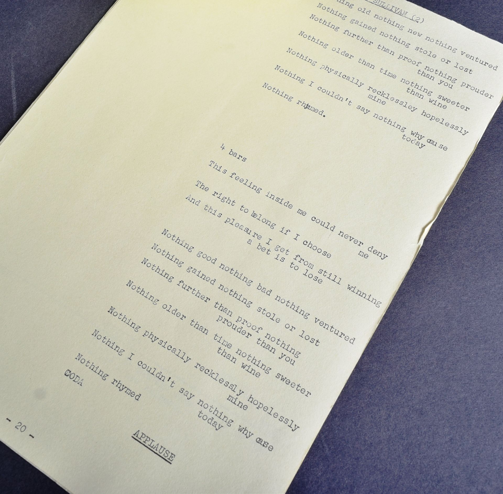 TOP OF THE POPS - ORIGINAL 1970 CAMERA SCRIPT - T-REX, JACKSON FIVE - Image 6 of 7