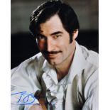 TIMOTHY DALTON - JAMES BOND 007 - AUTOGRAPHED 8X10" PHOTO