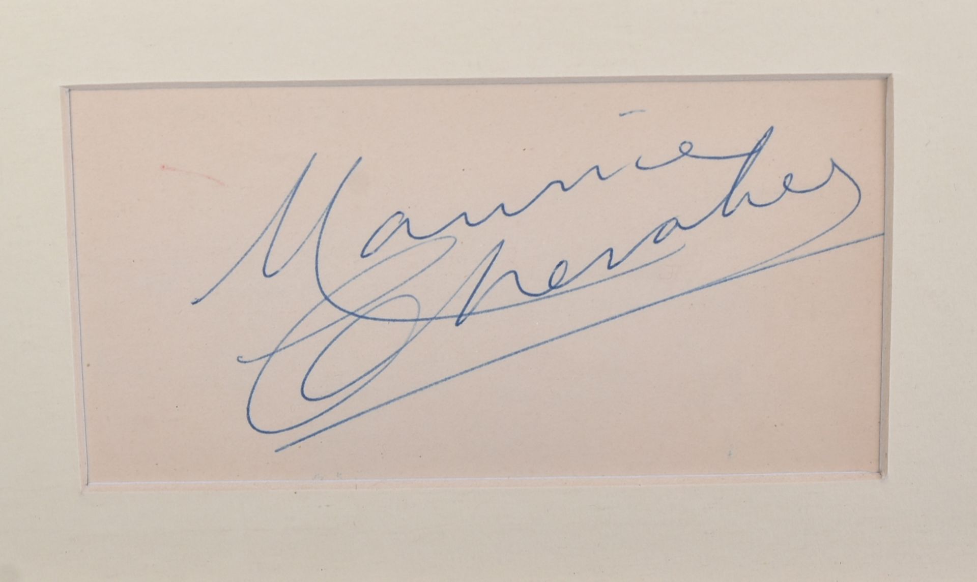 AUTOGRAPHS - CLASSIC HOLLYWOOD - MAURICE CHEVALIER, DANA ANDREWS ETC - Image 3 of 4