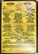 READING & LEEDS FESTIVAL- AUTOGRAPHED MUSIC POSTER